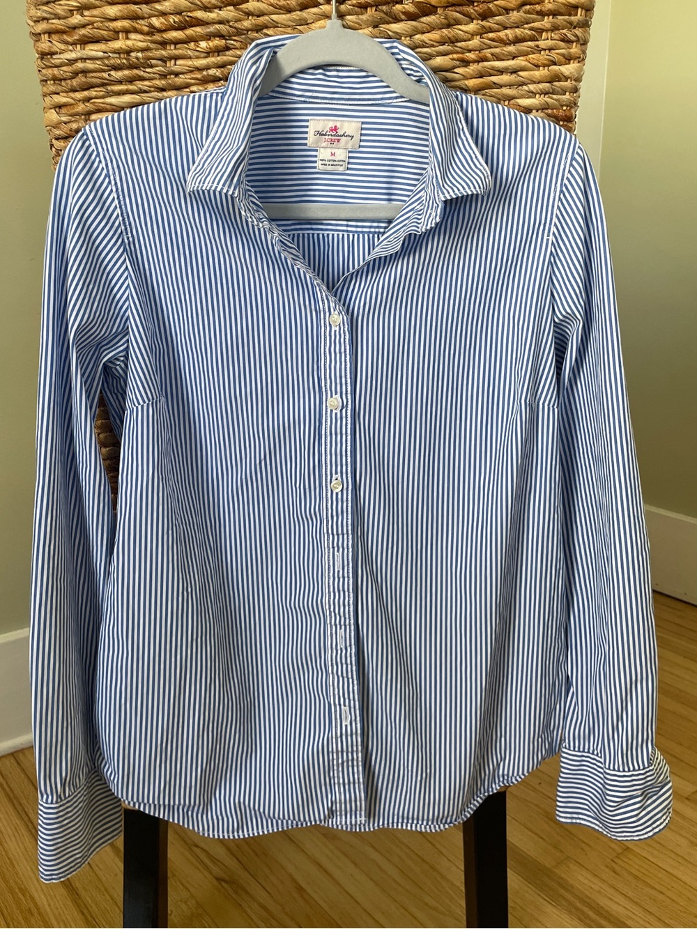 J. CREW Haberdashery Women’s shirt Size M Button Down Shirt Long Sleeve